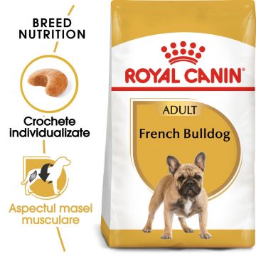 Royal Canin French Bulldog Adult, hrană uscată câini, 1.5kg