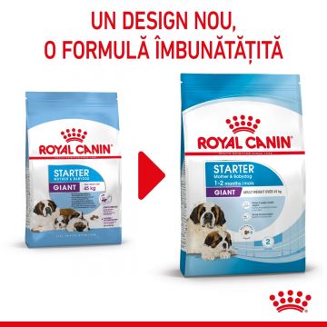 ROYAL CANIN Giant Starter Mother & BabyDog, mama și puiul, hrană uscată câini, 3.5kg