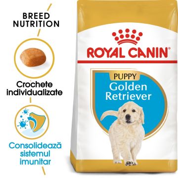 Royal Canin Golden Retriever Puppy, hrană uscată câini junior, 12kg