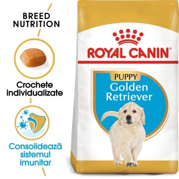 Royal Canin Golden Retriever Puppy, hrană uscată câini junior, 3kg
