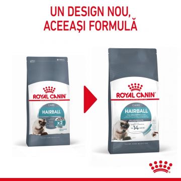 Royal Canin Hairball Care Adult, hrană uscată pisici, limitarea ghemurilor de blană ROYAL CANIN Feline Care Nutrition Hairball Care, hrană uscată pisici, limitarea ghemurilor de blană, 400g