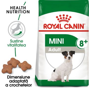 Royal Canin Mini Adult 8+, hrană uscată câini, 8kg
