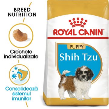 Royal Canin Shih Tzu Puppy, hrană uscată câini junior, 500g