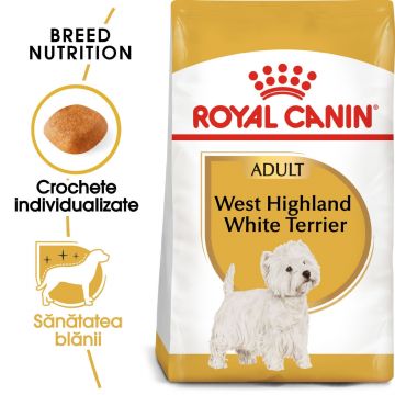 Royal Canin West Highland Terrier Adult, hrană uscată câini Westie, 3kg