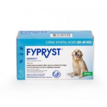 FYPRYST, deparazitare externă câini, pipetă repelentă, L(20 - 40kg), 3buc ieftin