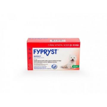 FYPRYST, deparazitare externă câini, pipetă repelentă, S(2 - 10kg), 3buc