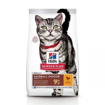 Hill's SP Feline Adult Hairball & Indoor, 3 kg