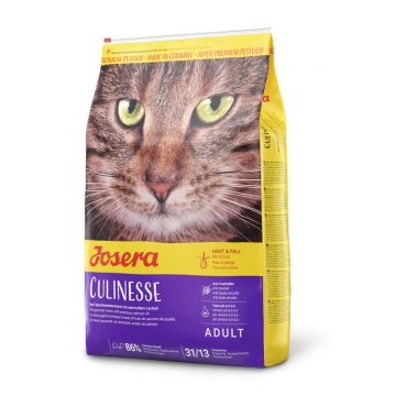 JOSERA Culinesse, Somon, hrană uscată pisici, apetit capricios, piele & blana, 4.25kg