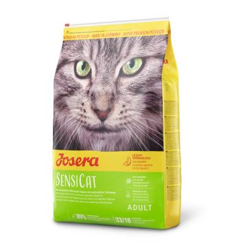 JOSERA Sensicat, Pui, hrană uscată pisici, sistem digestiv & probiotice, 2kg