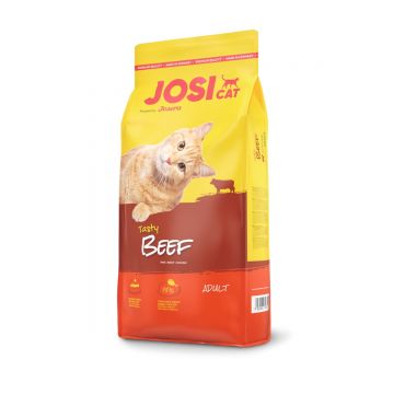 JOSICAT Tasty, Vită, hrană uscată pisici, 10kg