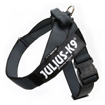 JULIUS-K9 IDC Color & Gray, ham bandă câini, L, 23-30kg, negru ieftin