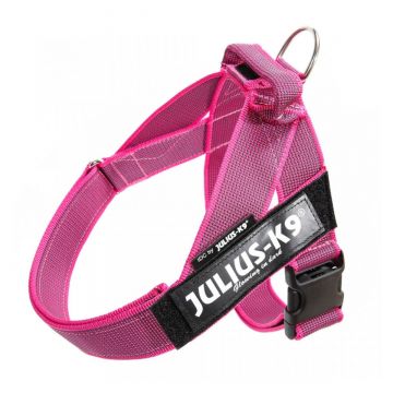 JULIUS-K9 IDC Color & Gray, ham bandă câini, M, 14-25kg, roz
