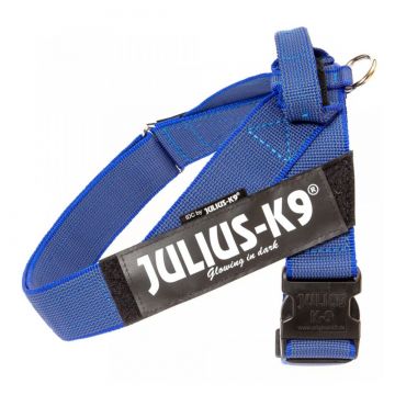 JULIUS-K9 IDC Color & Gray, ham bandă câini, XL, 28-40kg, albastru