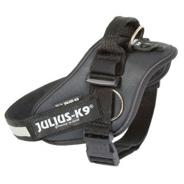 JULIUS-K9 IDC Power, ham tractiune caini, L, 23-30kg, negru