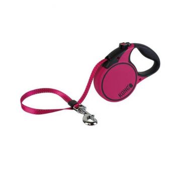 Lesa Retractabila Kong Terrain S, 5m-20 Kg, Fucsia de firma originala