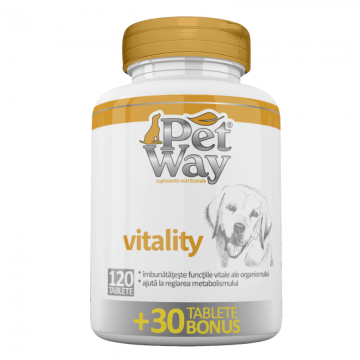 Petway Vitality, 120 tablete + 30 tablete GRATIS de firma originale