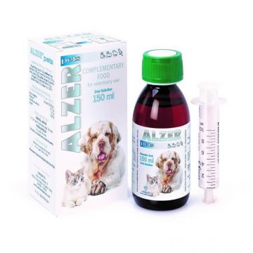 Supliment Pentru Caini Si Pisici Neuroprotector Alzer Pets, 30 ml