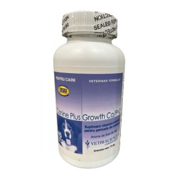 VETRI SCIENCE Canine Plus Growth Ca/P, suplimente creștere și vitalitate câini, 45tbl masticabile de firma originale